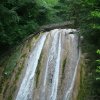 водопад в гуще субтропической растительности